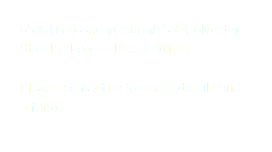 85% Ring Spun Cotton/15% Polyester - Shuttles Loom - Blue & White Please contact us for more details and pricing.