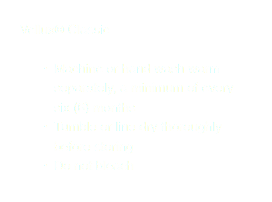 Vellux® Classic Machine or hand wash warm separately, a minimum of every six (6) months Tumble or line dry thoroughly before storing Do not bleach