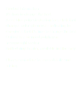 Product Information: It's time to change the bed. A ceil blue polyester/cotton face cloth that changes color when wet - indicating to caregivers that it's time to change the bed Quilted to a blended poly/rayon heavyweight soaker Knitted vinyl barrier, available in blue only Please contact us for more details and pricing. 